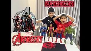 Avengers Unboxing II Hulk II Spiderman II Superman
