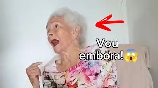 Vov&oacute; surtou e fugiu de casa😱