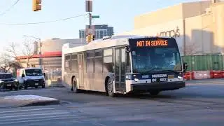MTA NYCT: 2015 Novabus LFS #8490 deadheading at Queens Blvd/Woodhaven Blvd