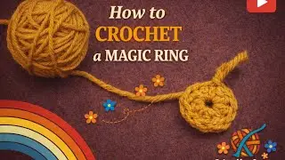 Crochet Magic ring - 💍 Master the magic circle / magic ring in crocheting a tutorial for beginners🧶 