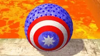 STAR 🌟 BALL ( CAPTIN AMERICA ) AMAZING TIME PLAY - ROLLANCE : BALLS ADVENTURE - LEVEL 2216 TO 2219