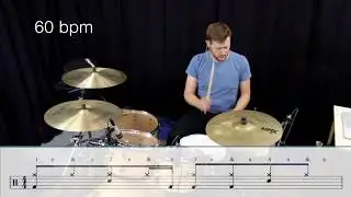 Einfacher Sechzehntel Bassdrum Groove