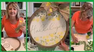 DIY Summer Lemon Sign | Magnolia Design Co