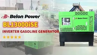 10KW Inverter Quiet Gasoline Generator Single-Cylinder, with Large 100L Bottom Fuel Tank