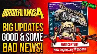 Borderlands 4 Important Updates From Gearbox! New Buffs/Nerfs, Crit Dagger & Future Content Plans