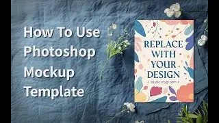 How to Use Photoshop Templates for Background Mockups in Photopea | Invitation Card Mockup Tutorial