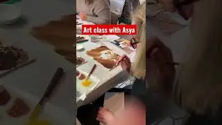 #artclass #petportrait #porcelain #asyabaldwin #artclassforbedinners