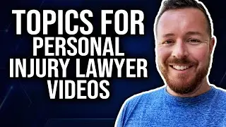 Personal Injury Lawyers - Use These Topics For Legal Marketing Videos