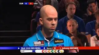 Van den Berg vs Archer - Mosconi Cup 2012 - Day 3 (incomplete) 720p