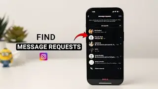 Как найти запросы на сообщения в Instagram?