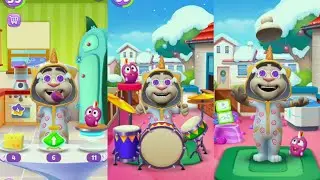 My Talking Tom 2 part- 6 😻😺☃️