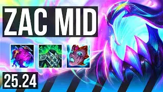 ZAC vs SYLAS (MID) | KR Diamond | 25.24