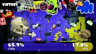 Winning a 10X Battle For Team Rock against Team Paper! Splatoon 3!