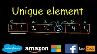 Single element in a sorted array | Leetcode #540