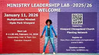 MINISTRY LEADERSHIP LAB -2025/26: Multiplication Mindset Vineyard, 01.11.26