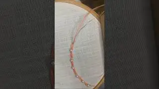 border embroidery with beads|border lace hand embroidery with beads #ytshorts #borderstitch #art