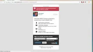 Web API Kit: OAuth - Connecting to LinkedIn - Part 1