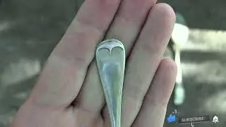 182 | Two Silver Spoons Flat Bottoms What Is This Made for? Do you know? Not Sterling! :(