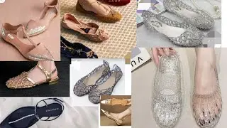 Flats sandals designs //  stylish mesh shoes designs //#flatsandals  ideas