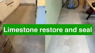 Limestone floor Honed and Polished in Lytham St Anne&rsquo;s Lancashire