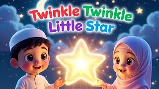Twinkle twinkle little star new version|Islamic song|Kids poem|Nursery rhymes|