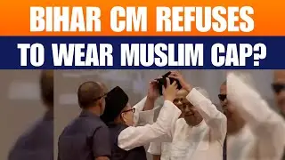 Nitish Kumar Sparks Controversy Refusing Topi at Madrasa Event | Bihar | News9