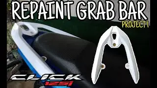 REPAINT GRAB BAR / HONDA CLICK 125i / PROJECT 1