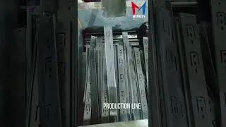 Production process of drawer slides accessories | Cabinet hardware fittings #shorts
