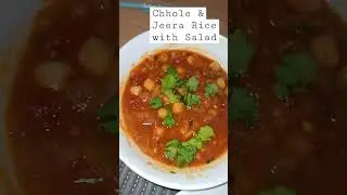 Chole and Jeera Rice with Salad | Student life in Germany #mastersingermany