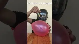 Amazing Balloon vs Petrol Crazy Experiment | Easy Science Trick - Insane Squad #short #experiment