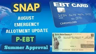 PANDEMIC EBT UPDATE- AUGUST 2022 - SNAP Emergency Allotments Approved, $391, Using EBT on AMAZON