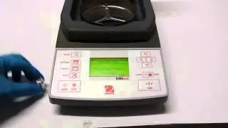 Moisture analyzer Ohaus MB45 Weight Calibration With DSC Guy SD