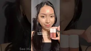 Sea Makeup Vibrant Flushed Liquid Blush Swatches