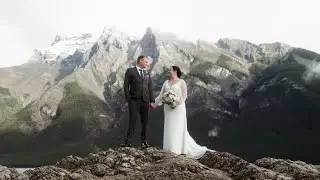Intimate wedding at Tunnel Mountain & Lake Minnewanka | Daniel & Jany | Teaser