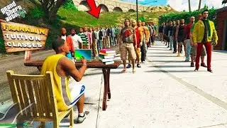 Shinchan and Franklin Become Teachers for Tuition Classes in GTA 5