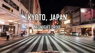 Kyoto Midnight Drive in 4K