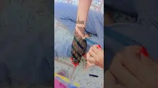 mahendi tutorial with cello tap for beginners#viral #mehndi #trending #henna #shorts #tutorial