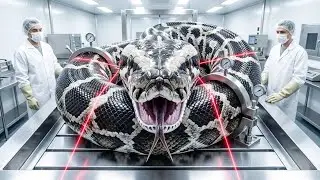 Inside a Python Factory: Processing Children's Pythons into Grade C-10 Frozen Feeders (Full Process)