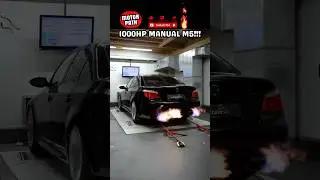 World&rsquo;s Strongest Manual M5 E60 on the Dyno: 1000HP V10 Beast! #shorts #m5e60 #m5