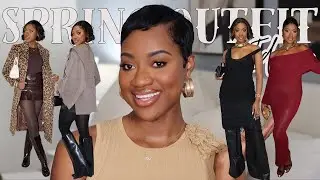 WINTER To SPRING OUTFIT IDEAS| What I wore this week | Zara, Commense, Meshki | ARIANNE STYLLZ