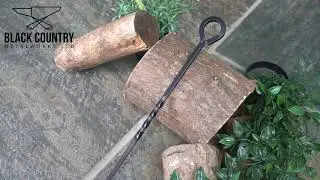 Robust Wrought Iron Poker