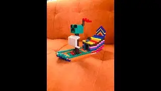Крутой корабль из Pixbrix