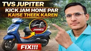 TVS Jupiter kick jaam hone ke problem kaise solve Karen/TVS Jupiter kick repair/Jupiter kick problem