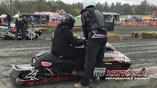 Ski Doo 700 Pro Stock Iantomasi Stroker Going Rounds @ Epping Race Into Winter BIG CROWD!