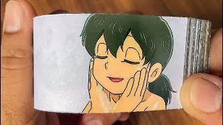 Doraemon Cartoon Flipbook #291 | Nobita and Shizuka Bathing Flip Book | Flip Book Artist 2025