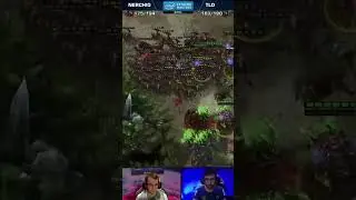 TLO's amazing baneling drop in ZvZ StarCraft 2