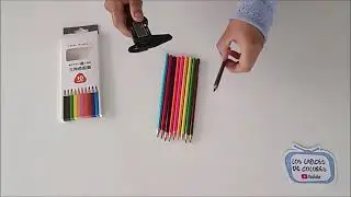 LAPICES DE COLORES MARCA TWO DE 10 UNIDADES- -TWO BRAND COLORED PENCILS, 10 UNITS