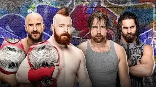 WWE 2K17 Shesaro (c) vs Seth Rollins & Dean Ambrose (For The RAW Tag Team Titles) SummerSlam 2017