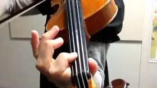 Rohan theme on violin(double stop)