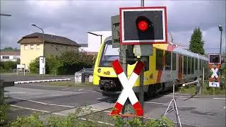 Bahnübergang Gießen (Giessen) // German Railroad crossing // Duitse Spoorwegovergang